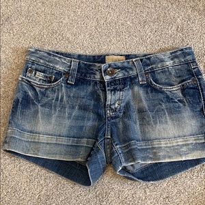 BKE denim shorts